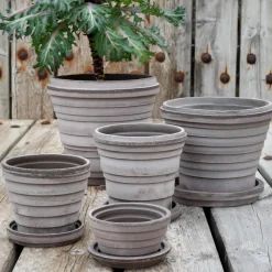 Maceta Planet Venus Ø14 cm, gris