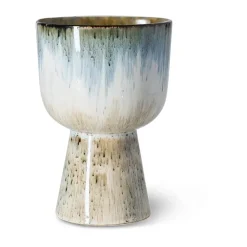 Maceta retro Ø16,5 cm, Glacier