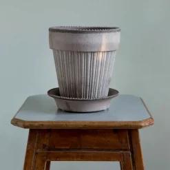 Maceta Simona 16 cm, gris