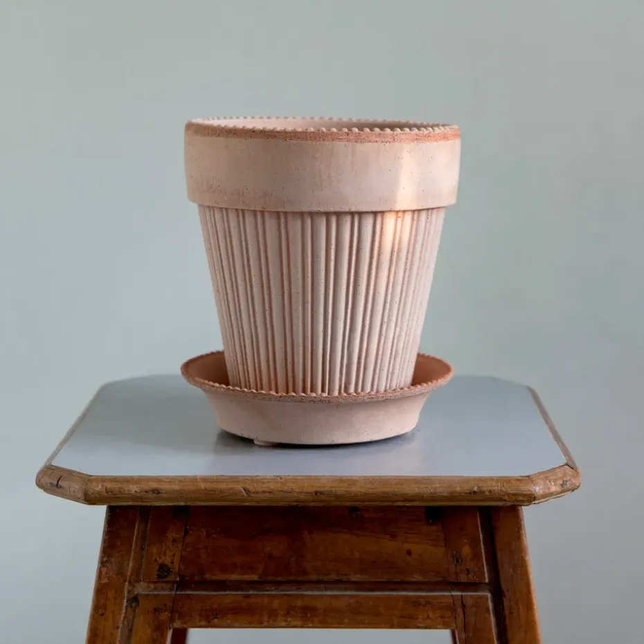 Maceta Simona 16 cm, Rosa