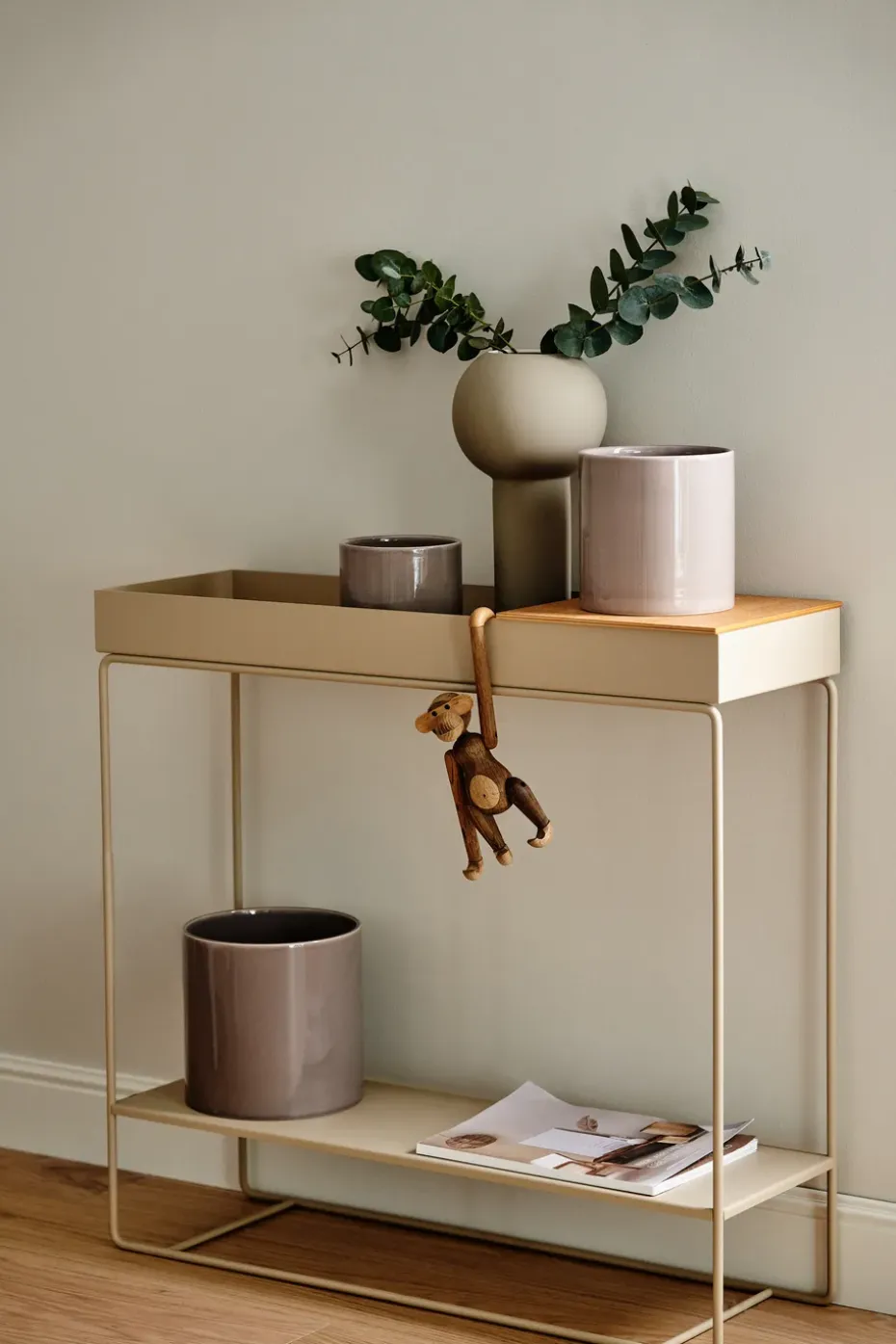 Maceta Sleek Ø12 cm, Beige