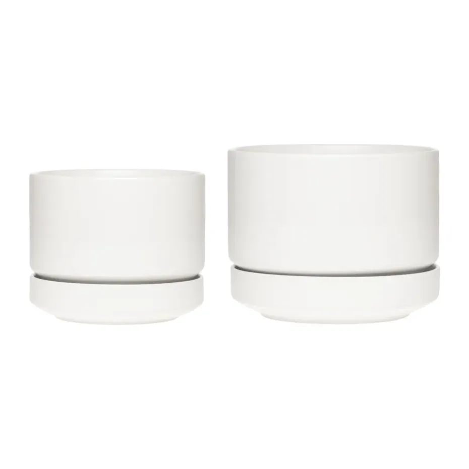 Maceta SN Ø16 cm, Blanco mate