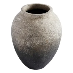 Maceta Story h28 cm Ø23 cm, gris