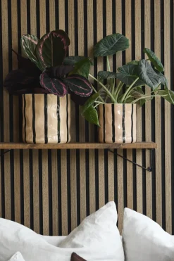 Maceta Thrive Ø16 cm, Beige-negro