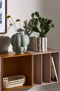 Maceta Thrive Ø20 cm, Blanco-negro