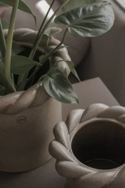 Maceta Twine Ø14 cm, Beige