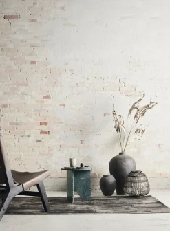 Maceta-Jarrón Memory 60 cm, Marrón/gris terracota