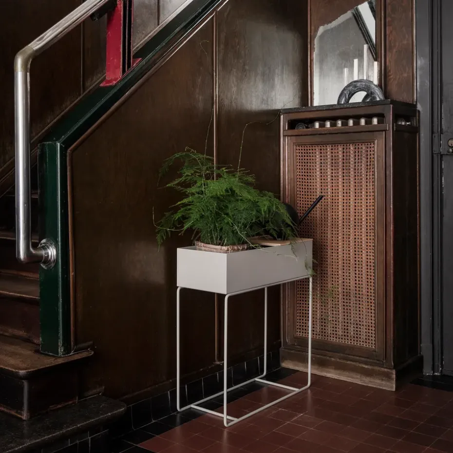 Macetero Plant Box ferm LIVING, gris