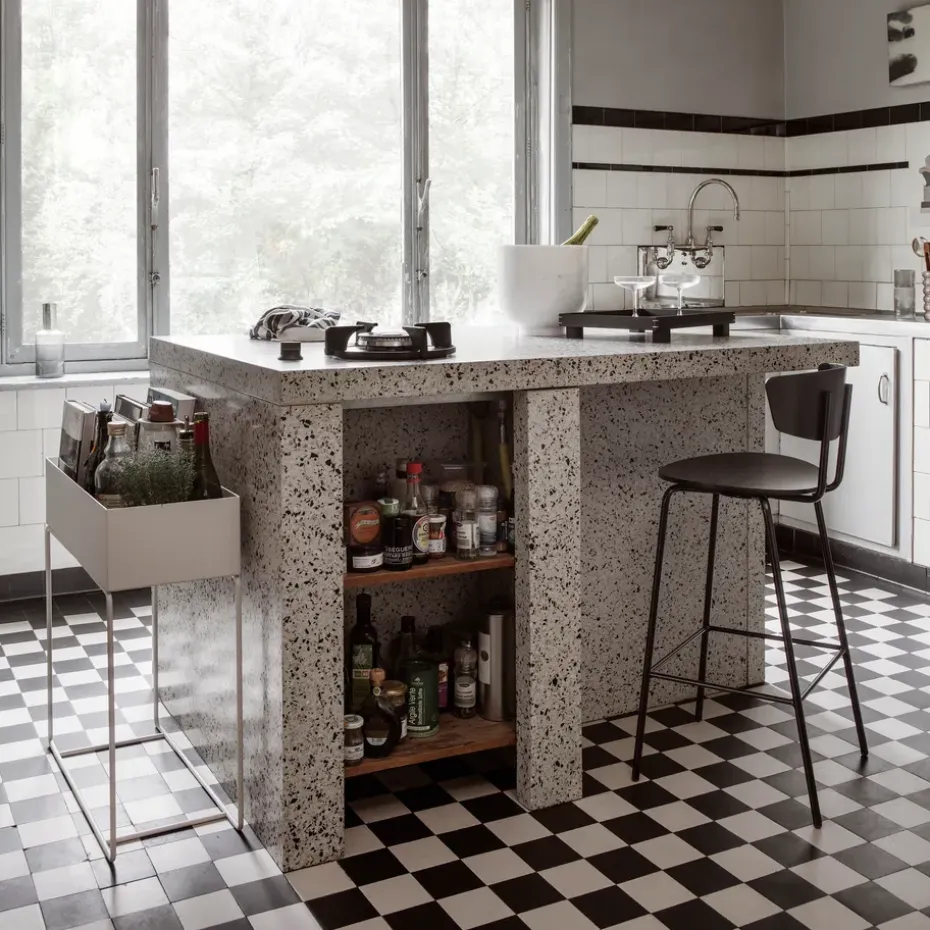 Macetero Plant Box ferm LIVING, gris