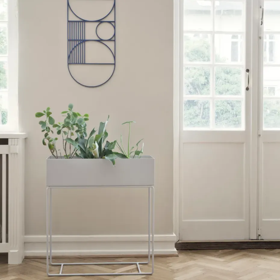 Macetero Plant Box ferm LIVING, gris