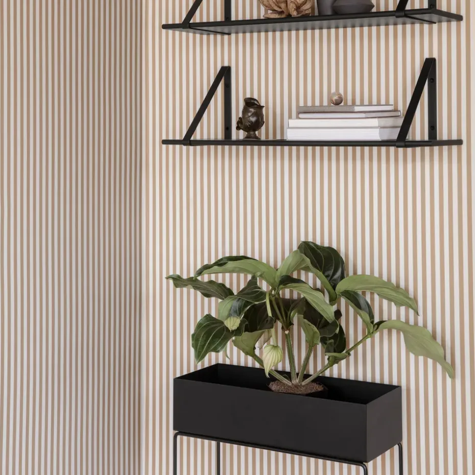 Macetero Plant Box ferm LIVING, negro