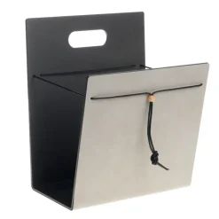Magazine Holder Nupo M, Light grey-anthracite