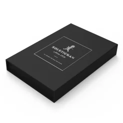 Manta ignífuga Solstickan 16x2,7x25 cm, Negro mate