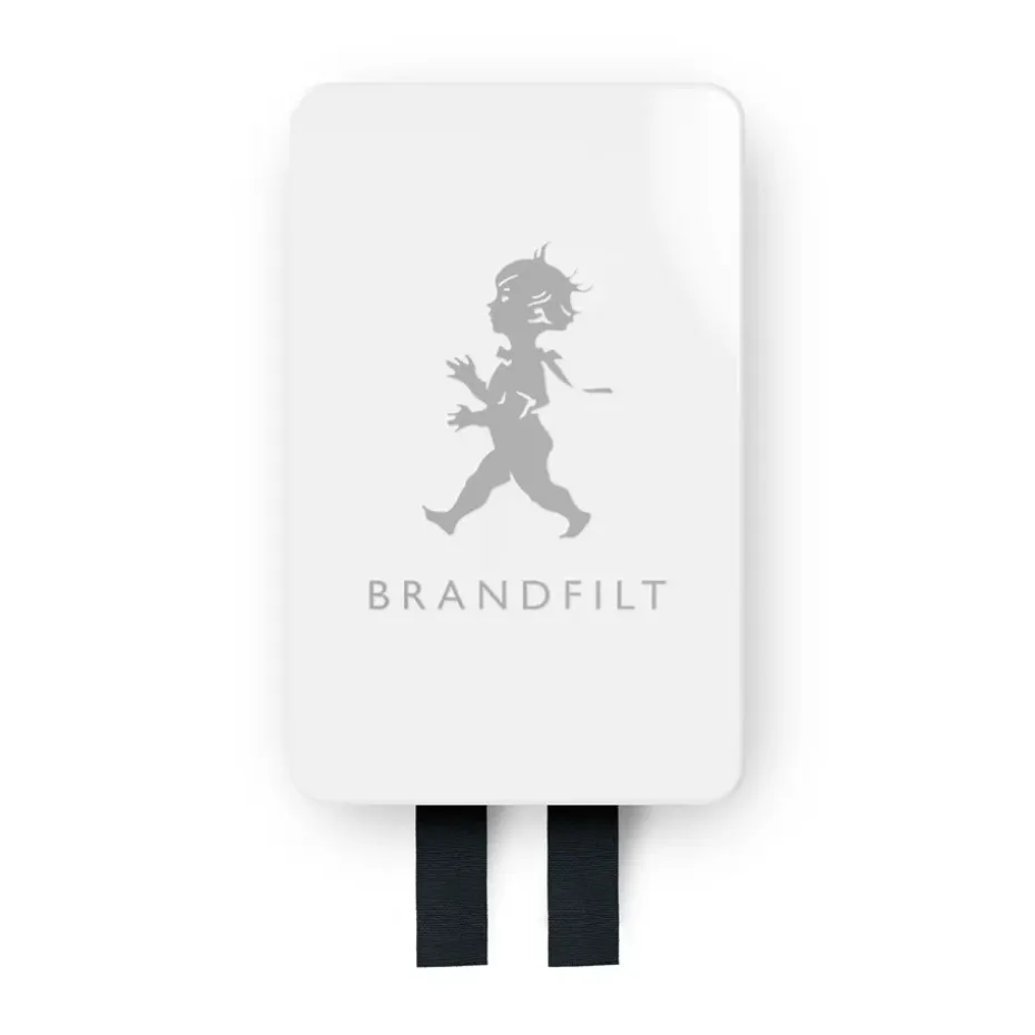 Manta ignífuga Solstickan 16x2,7x25 cm, Blanco alto brillo