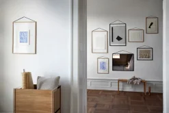 Marco de roble Moebe 50x70 cm, Transparent, Wood, Black