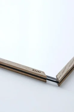 Marco de roble Moebe 40x50 cm, Transparent, Wood, Black