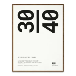 Marco Paper Collective plexiglás-roble oscuro, 30x40 cm