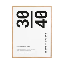 Marco Paper Collective plexiglás-roble, 30x40 cm