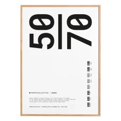 Marco Paper Collective plexiglás-roble, 50x70 cm