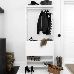 Módulo de cajón Molto 560, Blanco, incl. marco de metal blanco