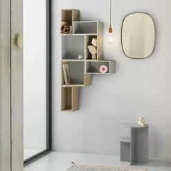 Módulo de estantería Mini Stacked small, blanco