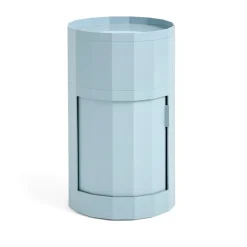 Mesa auxiliar Facet Cabinet 101, Misty blue