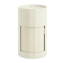 Mesa auxiliar Facet Cabinet 101, Eggshell