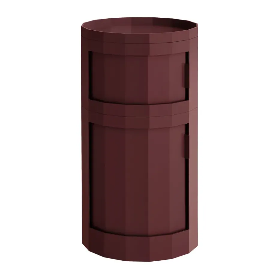 Mesa auxiliar Facet Cabinet 110 , Burgundy