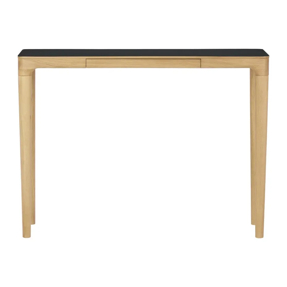 Mesa auxiliar Heart'n'Soul 120 cm, Oak-obsidian black