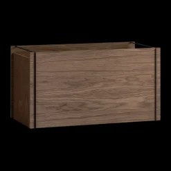 Moebe storage box, Smoked oak-black