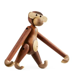 Mono de madera mediano, Teca-madera de limba