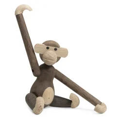 Mono de madera pequeño, roble-roble ahumado