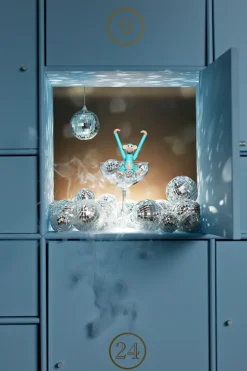 Mono mini Kay Bojesen, Turquesa