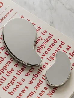 Objeto decorativo Tears of joy 2 piezas, Plateado