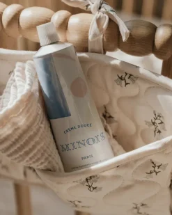 Organizador de cama acolchado satin Bluebell, 18x43 cm