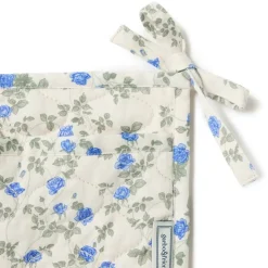 Organizador de cama acolchado Dainty satin, 18x43 cm