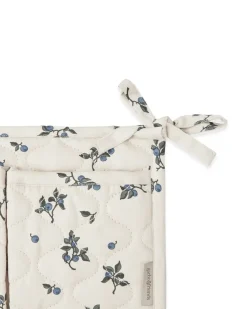 Organizador de cama acolchado satin Blueberry, 18x43 cm