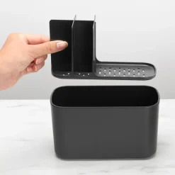Organizador para el baño ReNew Brabantia, gris oscuro