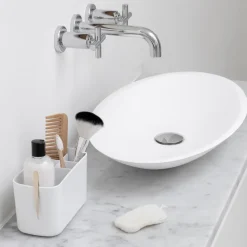 Organizador para el baño ReNew Brabantia, blanco
