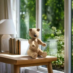 Oso de madera Kay Bojesen grande, roble-arce