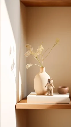 Oso de madera Liliput Kay Bojesen, Roble natural, arce natural