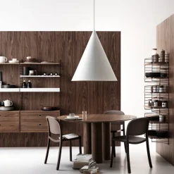 Panel de pared String, Beige, 50x20 cm, paquete de 2