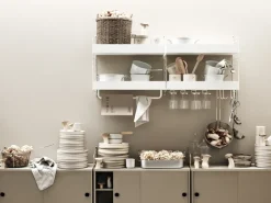 Panel de pared String, Blanco, 50x30 cm, paquete de 1