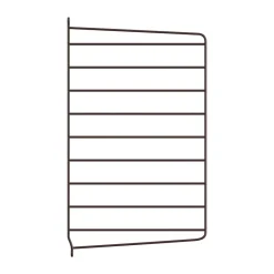 Panel de pared String, Marrón oscuro, 50x30 cm, paquete de 1