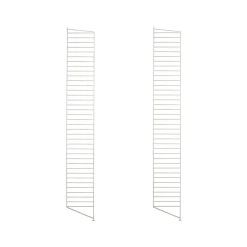 Panel de suelo String, Beige, 200x30 cm, paquete de 2