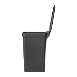 Papelera con pedal StepUp de 16 L, Gris oscuro