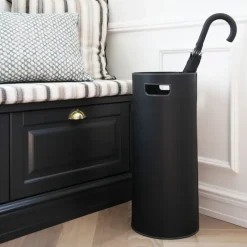 Paragüero Ørskov, negro con puntadas blancas