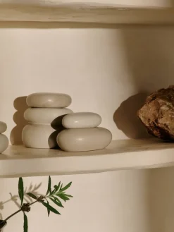 Pebble ask medium, Sand/Cream