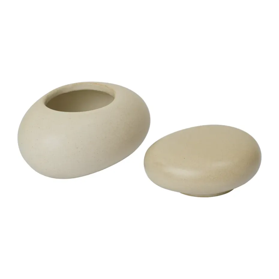 Pebble ask small, Sand/Cream