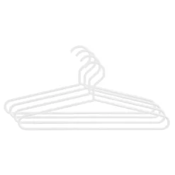 Percha Alfred, Blanco, set de 4